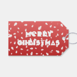 クリスマス雪だるま ギフトタグ