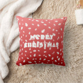 クリスマス雪だるま クッション (ブランケット)