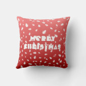 クリスマス雪だるま クッション (裏面)