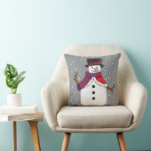 クリスマス雪だるま クッション (椅子)