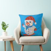 クリスマス雪だるま クッション (椅子)