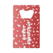 クリスマス雪だるま クレジットカード栓抜き (裏面)