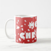 クリスマス雪だるま コーヒーマグカップ (左)