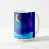 クリスマス雪だるま コーヒーマグカップ (正面右)