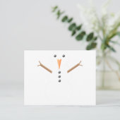 クリスマス雪だるま シーズンポストカード (スタンド正面)