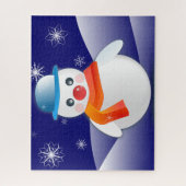 クリスマス雪だるま ジグソーパズル (縦)