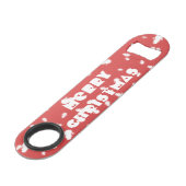 クリスマス雪だるま スピード栓抜き (正面アングル)