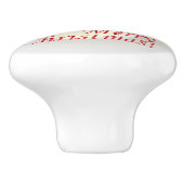 クリスマス雪だるま セラミックノブ (側面)