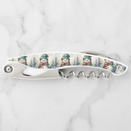 クリスマス雪だるま ソムリエナイフ