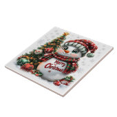 クリスマス雪だるま タイル (側面)