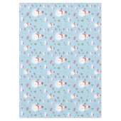 クリスマス雪だるま テーブルクロス (正面)