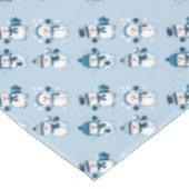 クリスマス雪だるま テーブルクロス (アングル)