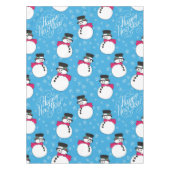 クリスマス雪だるま テーブルクロス (正面)