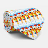 クリスマス雪だるま ネクタイ (ロール)