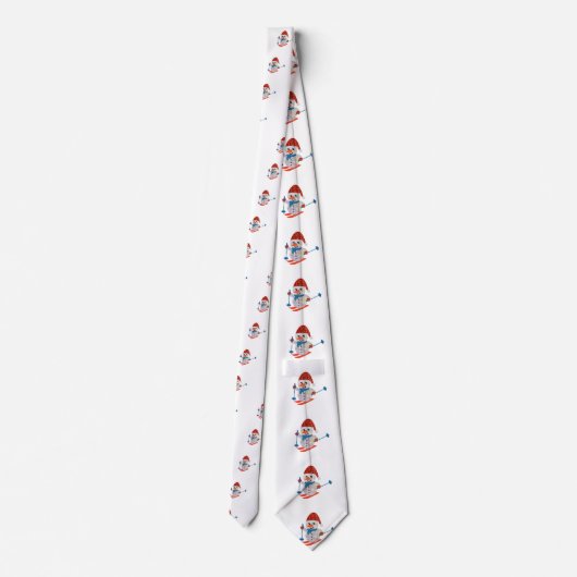 クリスマス雪だるま ネクタイ (裏面)