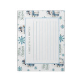 クリスマス雪だるま ノートパッド (回転)