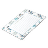 クリスマス雪だるま ノートパッド (アングル)