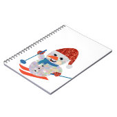 クリスマス雪だるま ノートブック (左側)