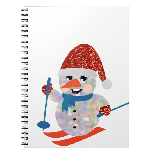 クリスマス雪だるま ノートブック (正面)
