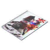 クリスマス雪だるま ノートブック (左側)