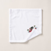 クリスマス雪だるま バスタオルセット (ウォッシュタオル)