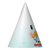 クリスマス雪だるま パーティーハット (左)