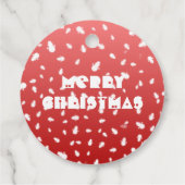 クリスマス雪だるま フェイバータグ (裏面)