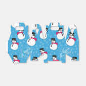 クリスマス雪だるま フェイバーボックス (折り畳みなし)