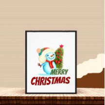 クリスマス雪だるま