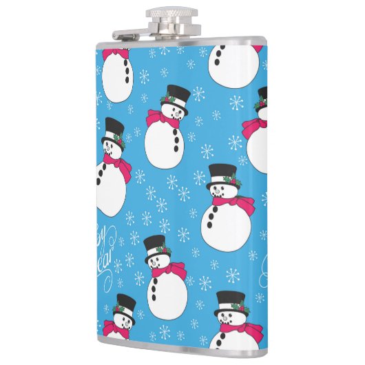 クリスマス雪だるま フラスク (左)