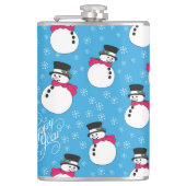 クリスマス雪だるま フラスク (正面)