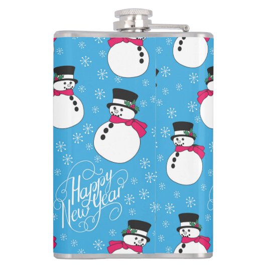 クリスマス雪だるま フラスク (裏面)