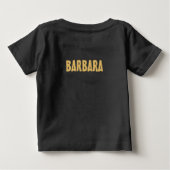 クリスマス雪だるま ベビーTシャツ (裏面)