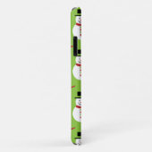 クリスマス雪だるま、ホワイト雪だるま、ニンジン鼻 Case-Mate iPhoneケース (裏面/右)