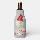 クリスマス雪だるま ボトルクーラー (ボトル正面)