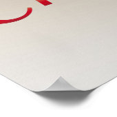 クリスマス雪だるま ポスター (角)