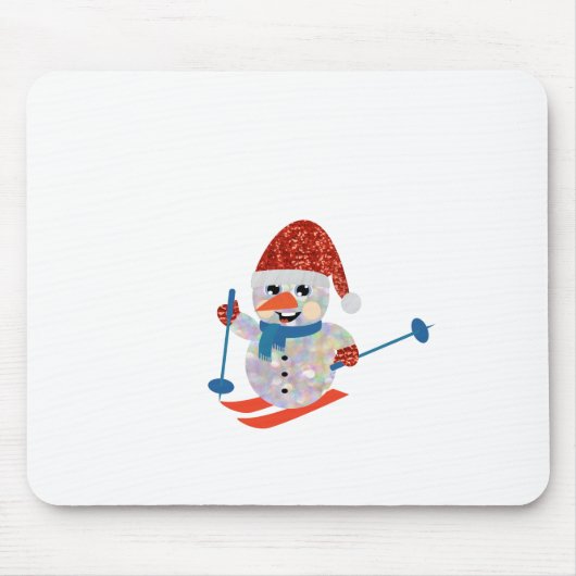クリスマス雪だるま マウスパッド (正面)