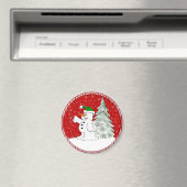 クリスマス雪だるま マグネット (インサイチュ (食洗機))