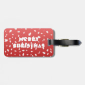 クリスマス雪だるま ラゲッジタグ (裏面横)