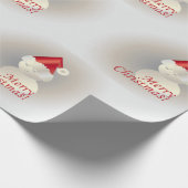 クリスマス雪だるま ラッピングペーパー (角)