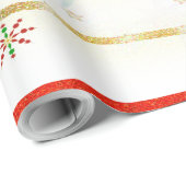 クリスマス雪だるま- ラッピングペーパー (ロールコーナー)