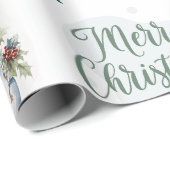 クリスマス雪だるま ラッピングペーパー (ロールコーナー)