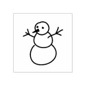 クリスマス雪だるま ラバースタンプ (インプリント)