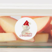 クリスマス雪だるま ラベル (貼付)