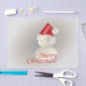 クリスマス雪だるま 薄葉紙 (クラフト)