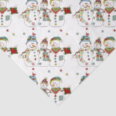 クリスマス雪だるま 薄葉紙 (詳細)