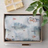 クリスマス雪だるま 薄葉紙 (ギフト)