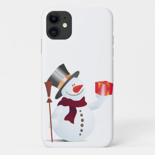 クリスマス雪だるま iPhone 11 ケース