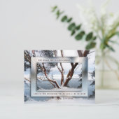 クリスマス雪の湾 シーズンポストカード (スタンド正面)