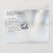 クリスマス雪の湾 シーズンポストカード (裏面)